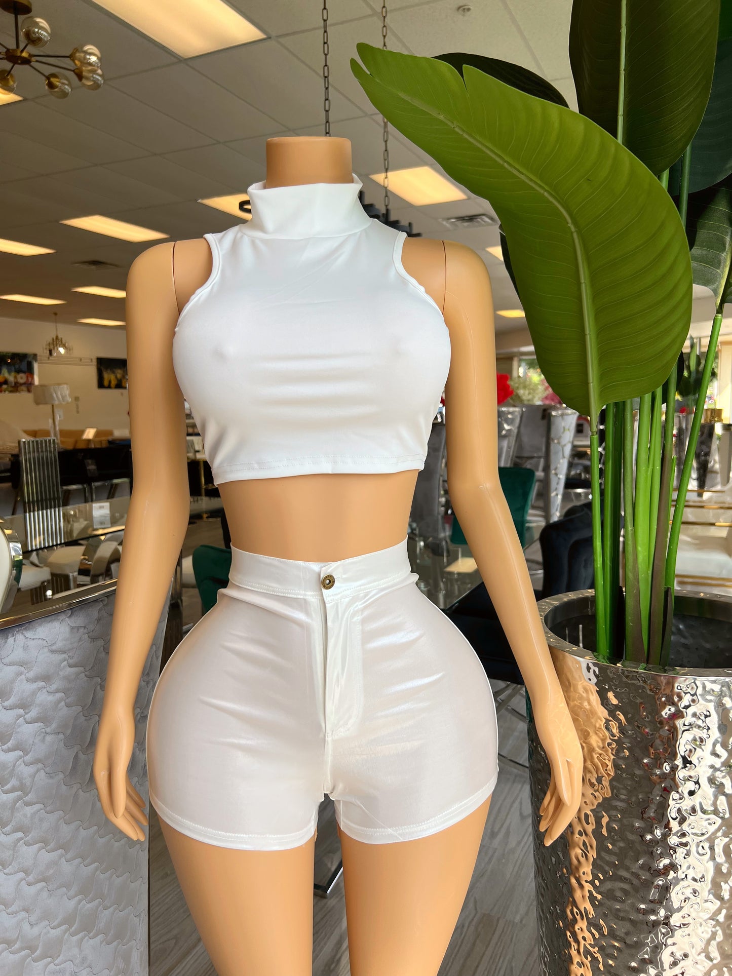 Candy White Shorts