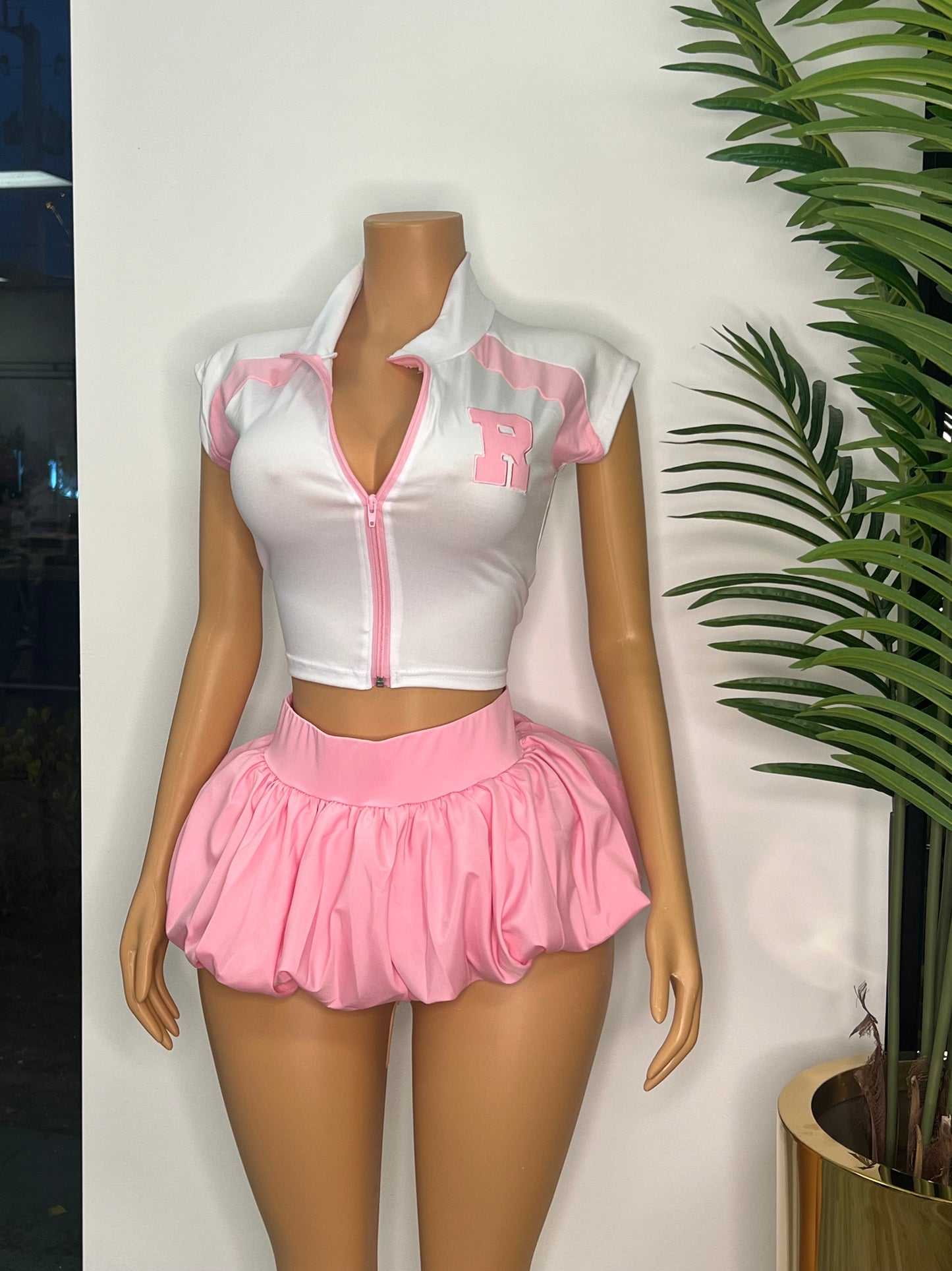 Bubble Skirt 2 Pieces Set