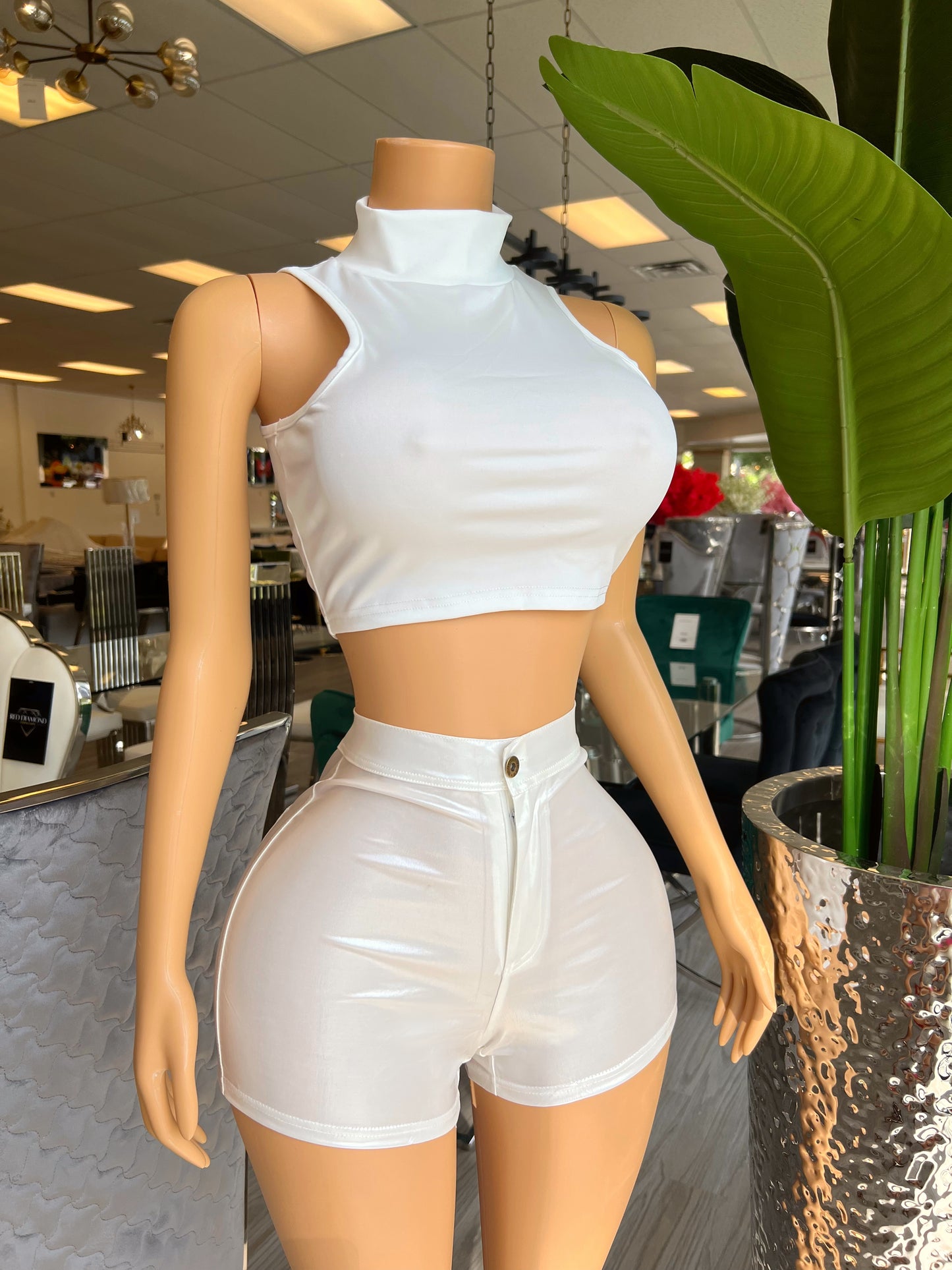 Candy White Shorts