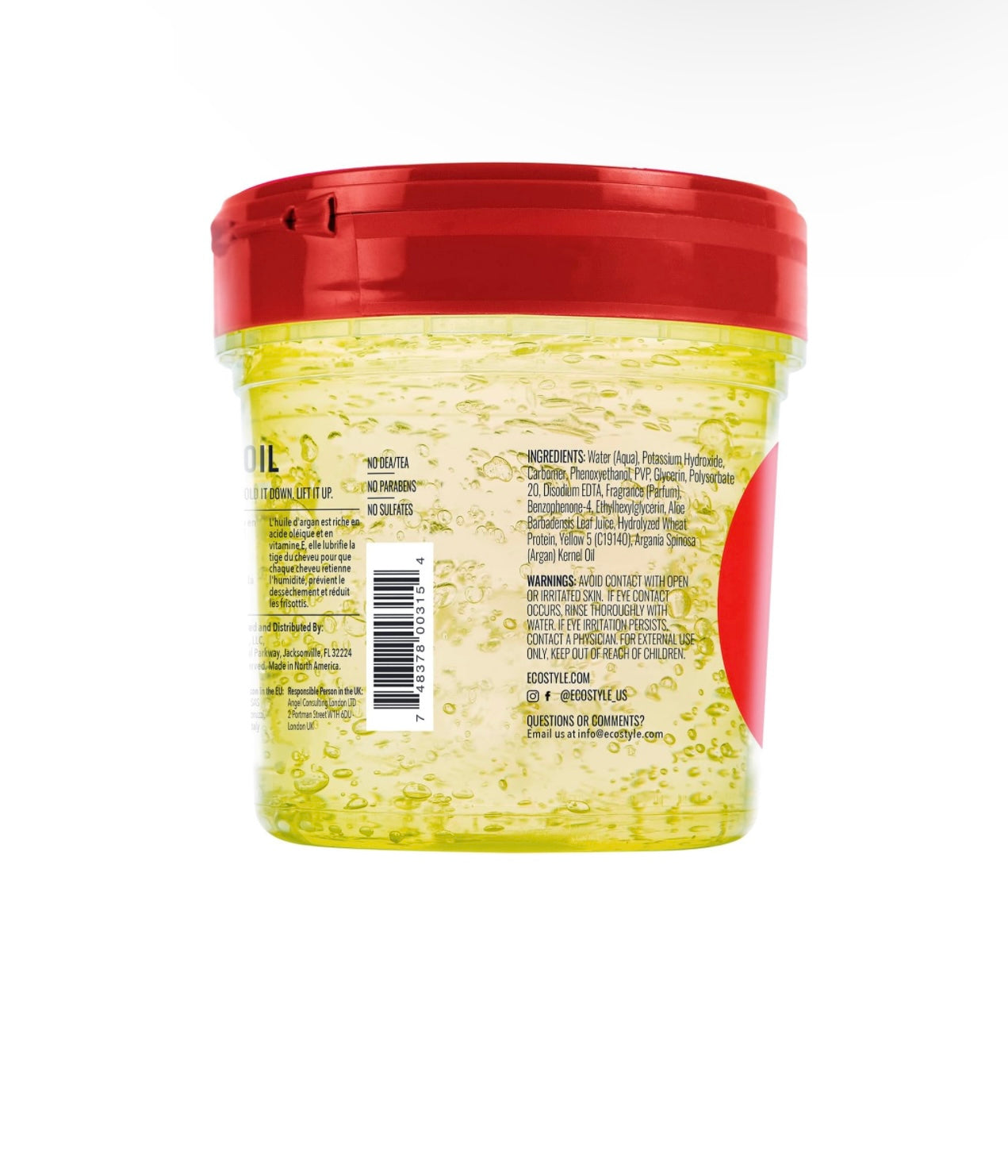 eco styling gel argan oil 8 oz