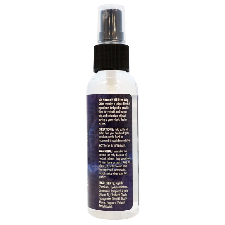 Via Natural Oil Free Wig Shine 4Oz.