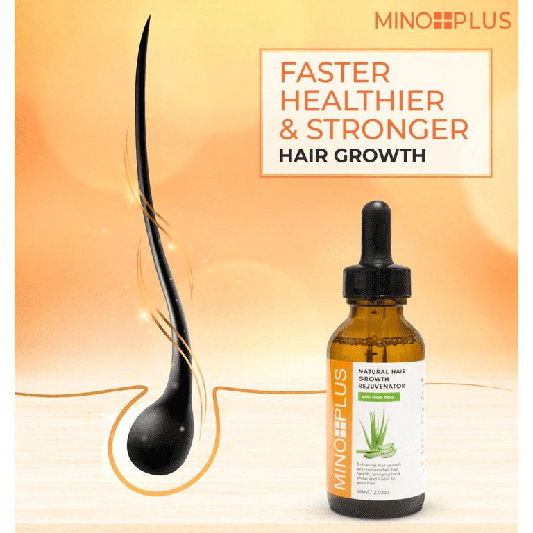 Minoplus Hair Growth Rejuvenator with Aloe Juice - 60ml 2.03 oz