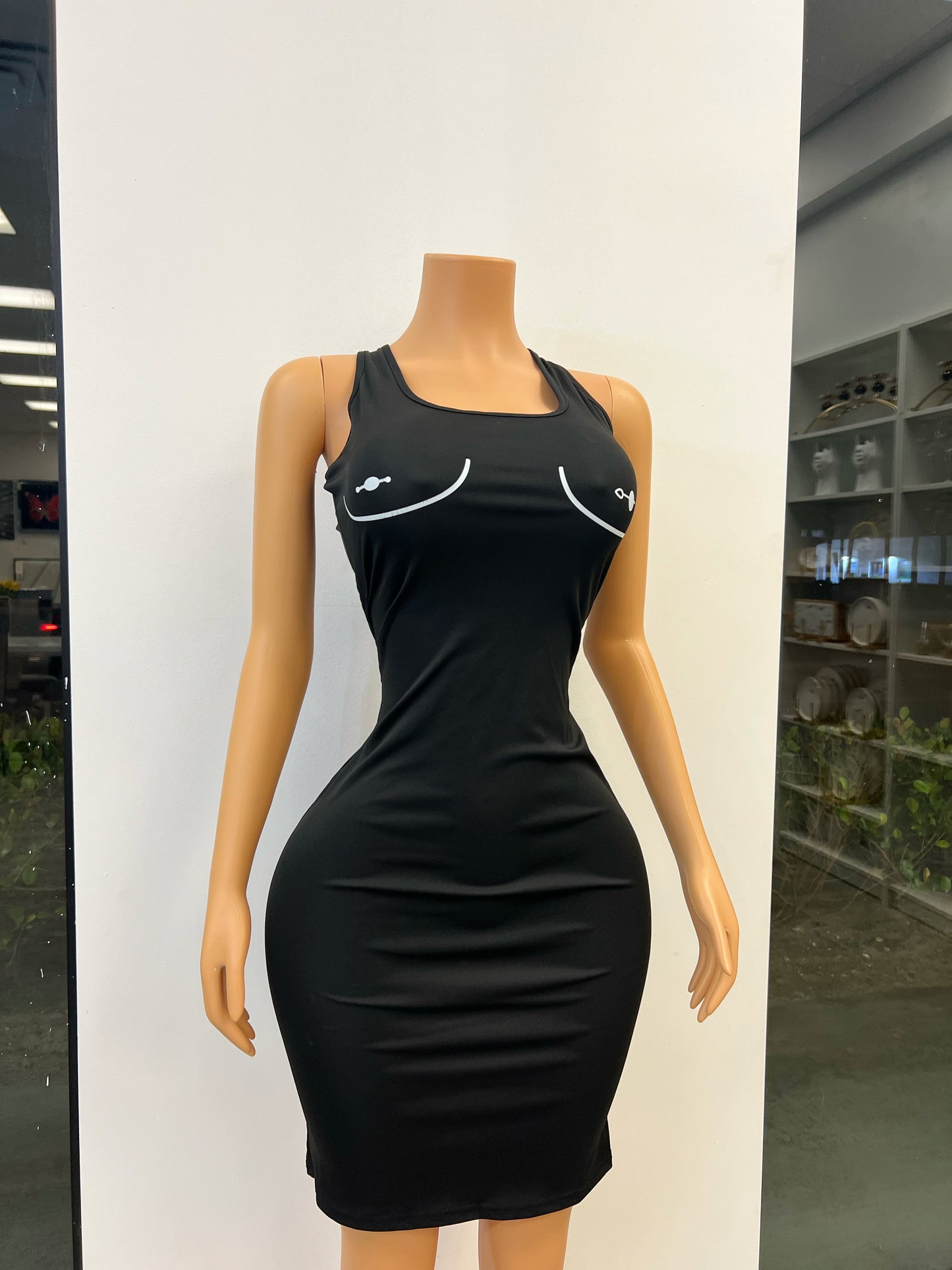 Black Lapel Dress