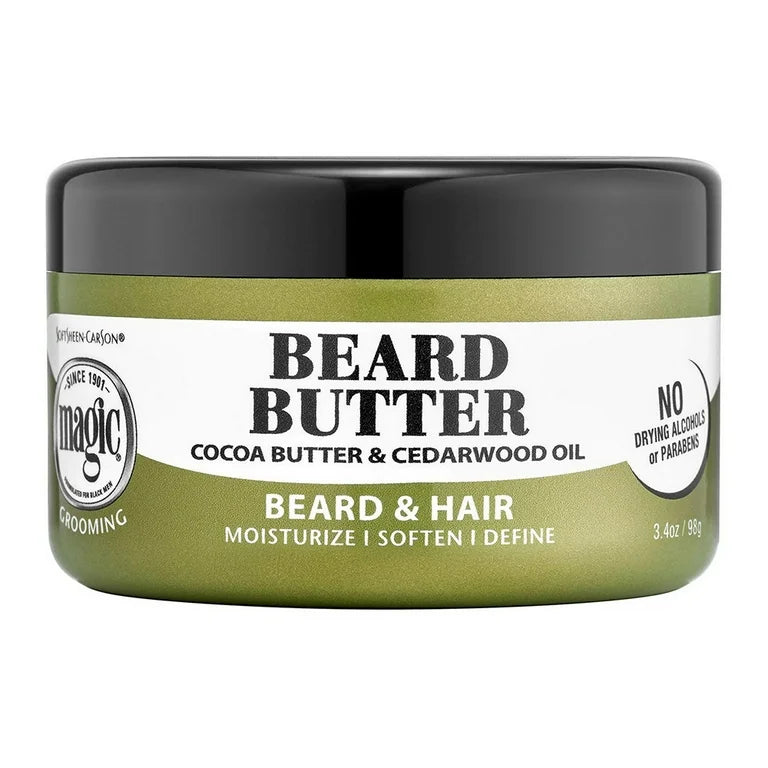 Magic Grooming Beard and Hair Butter with Cocoa Butter and Cedarwood Oil, 3.5 Oz