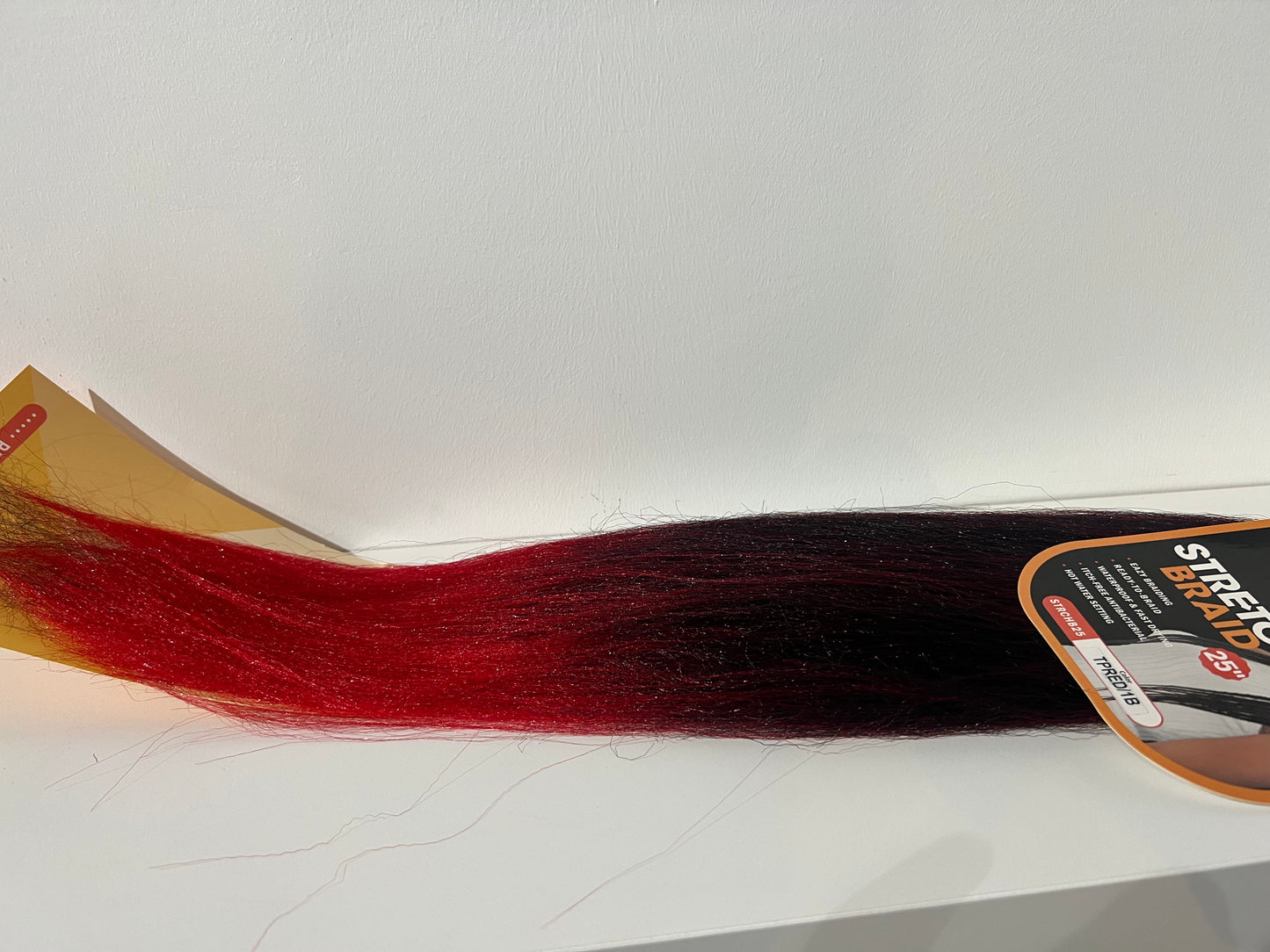 Amore Mio Spetra Miracle Fiber Stretch Braid 1 Pack 25” Braiding Hair #TPRED/1B