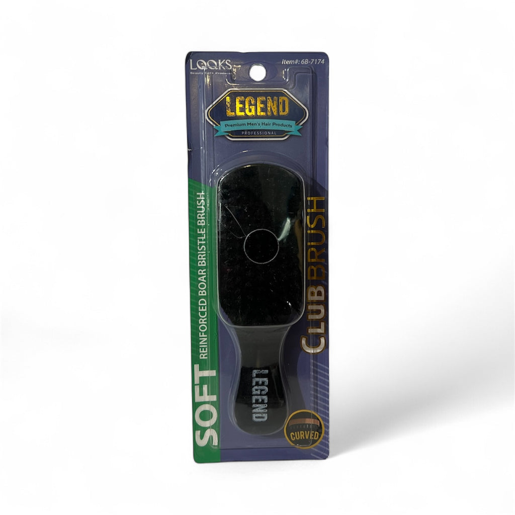Looks club curved wood brush soft