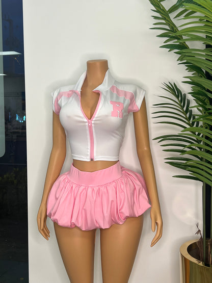 Bubble Skirt 2 Pieces Set