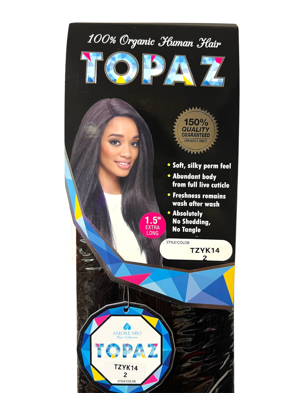 Amore Mio hair collection Topaz color TZYK 14” #2