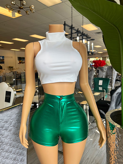 Candy Green Shorts