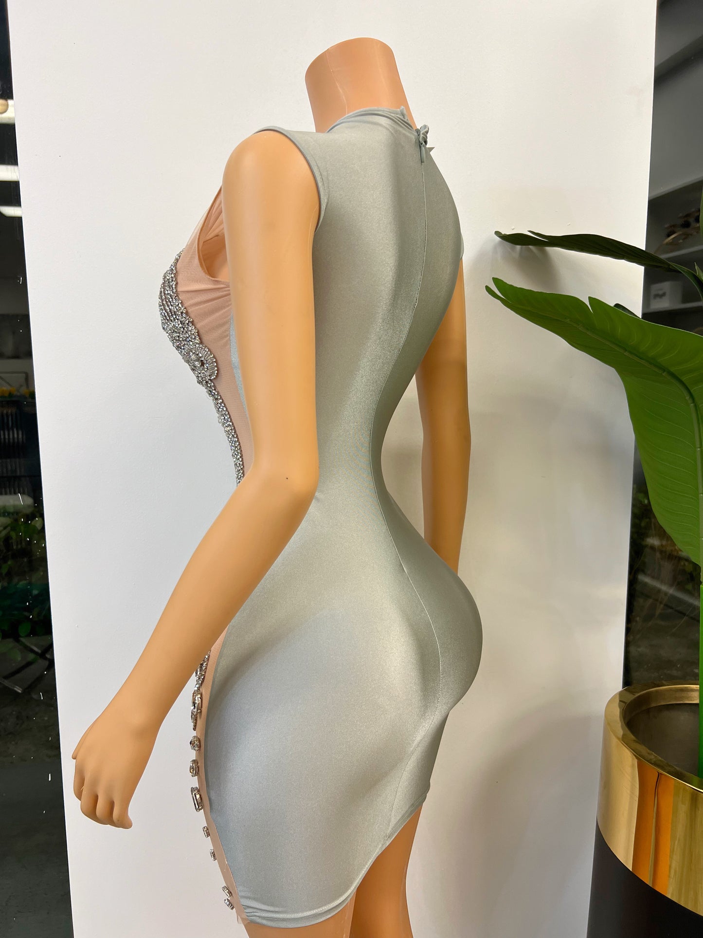 Diamond Silver Dresses