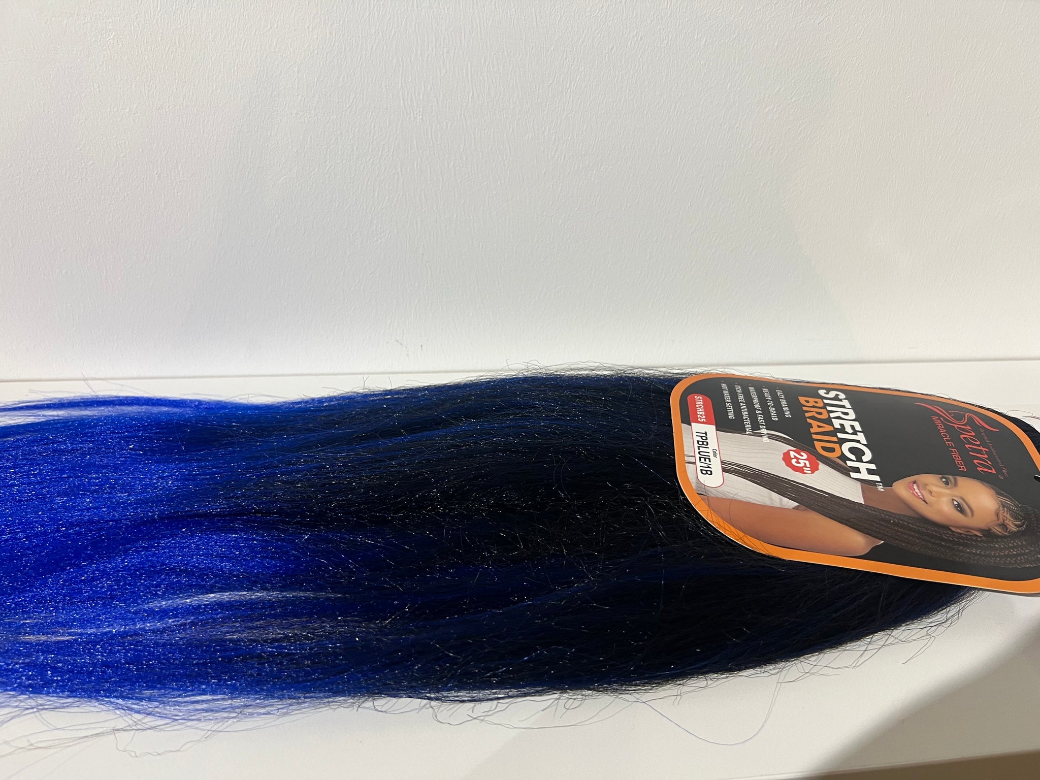 Amore Mio Spetra Miracle Fiber Stretch Braid 1 Pack 25” Braiding Hair #TPBLUE/1B