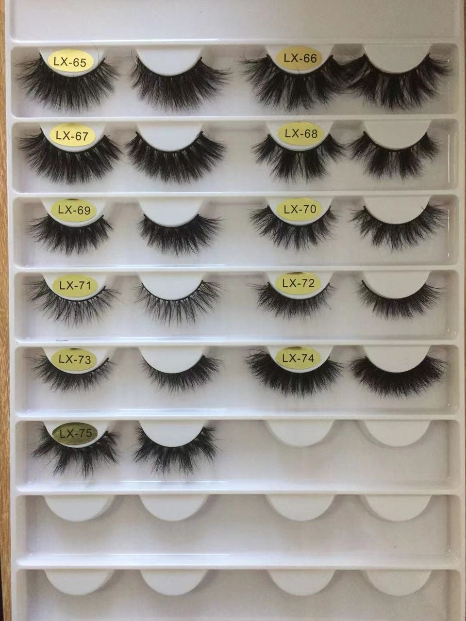 Luxe Mink Lashes are 65-75