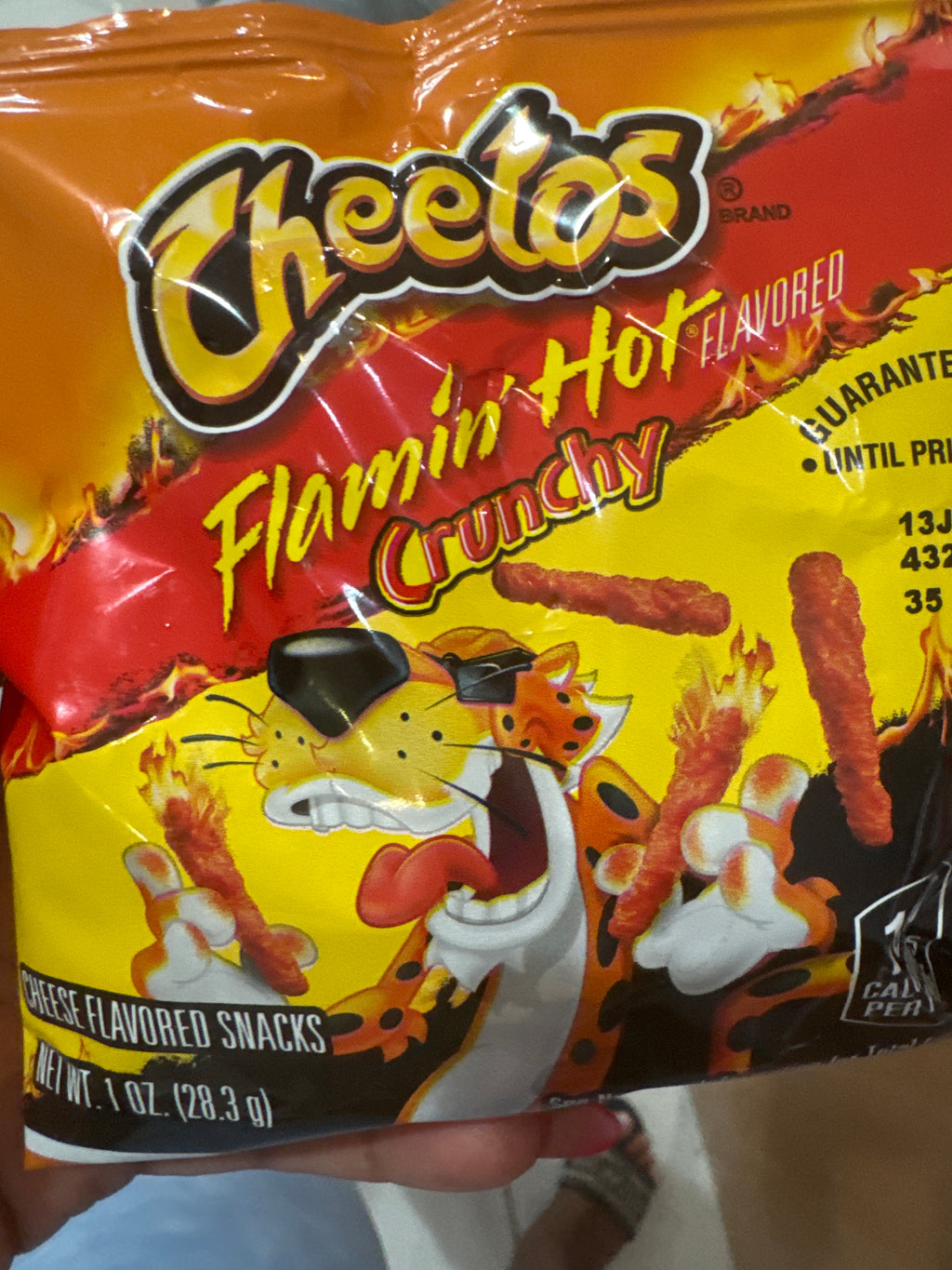 Cheetos flamin hot 1 oz