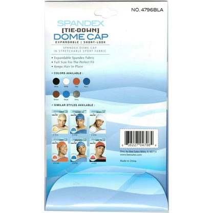 Magic spandex dome cap 4796 bla
