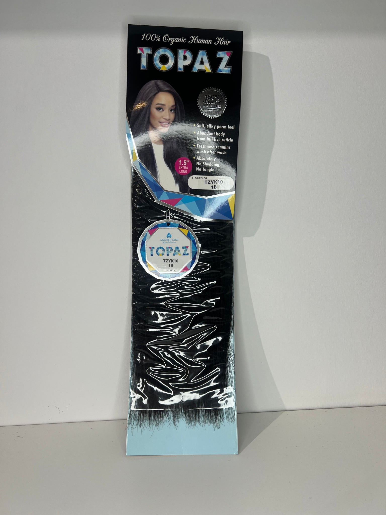 Amore Mio hair collection Topaz color TZUK 10” 1B