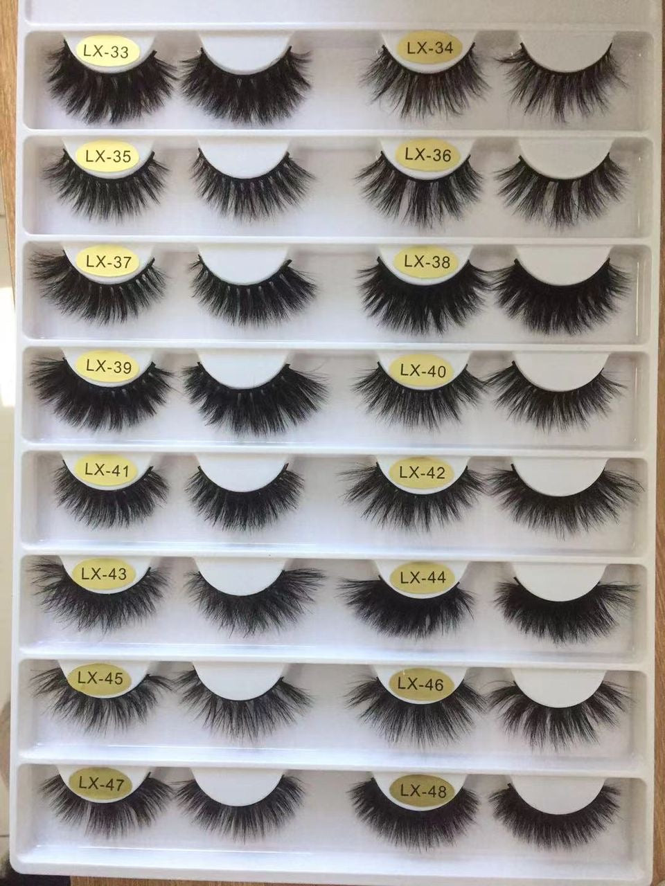 Luxe Mink Lashes are 33-48