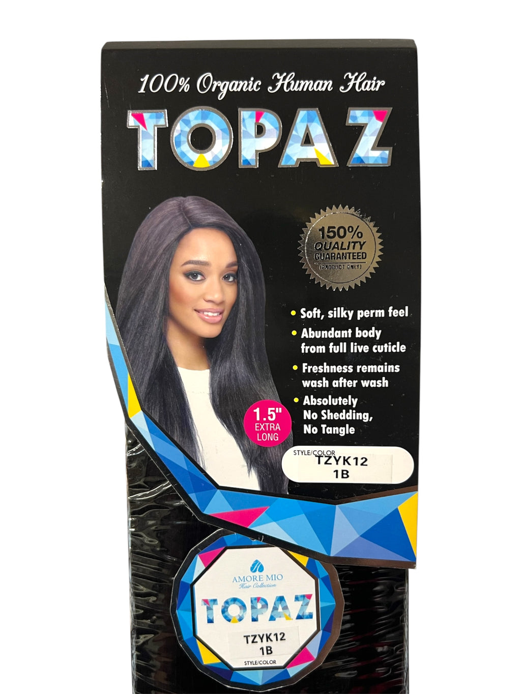 Amore Mio hair collection Topaz color TZYK 12” #1B