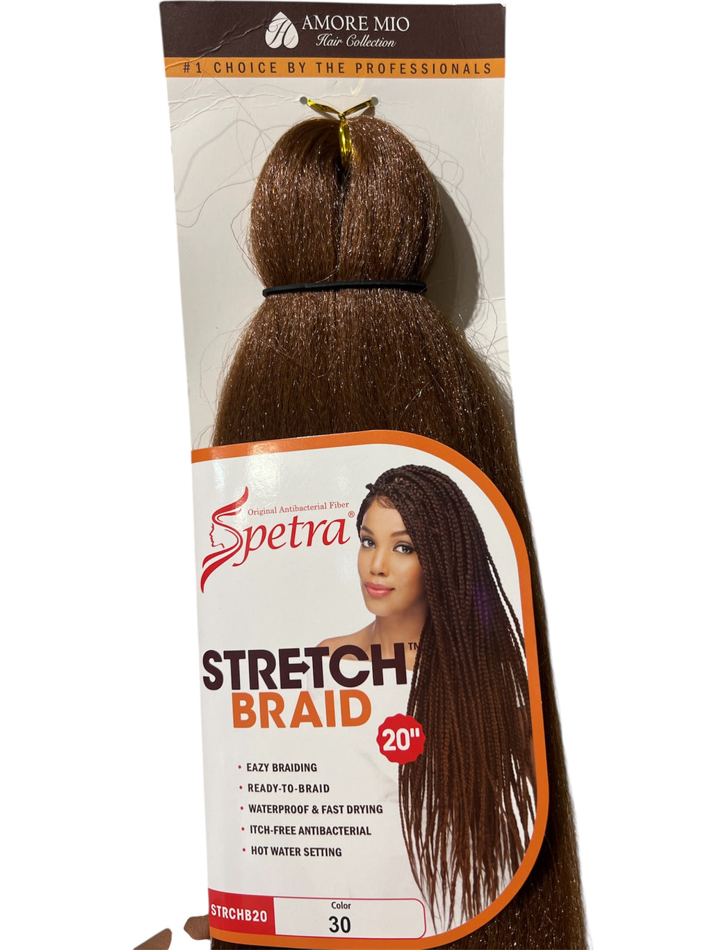Amore Mio Spetra Miracle Fiber Stretch Braid 1 Pack 20” Braiding Hair #30