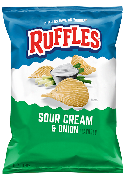 Ruffles Sour Cream & onion Potato Chips