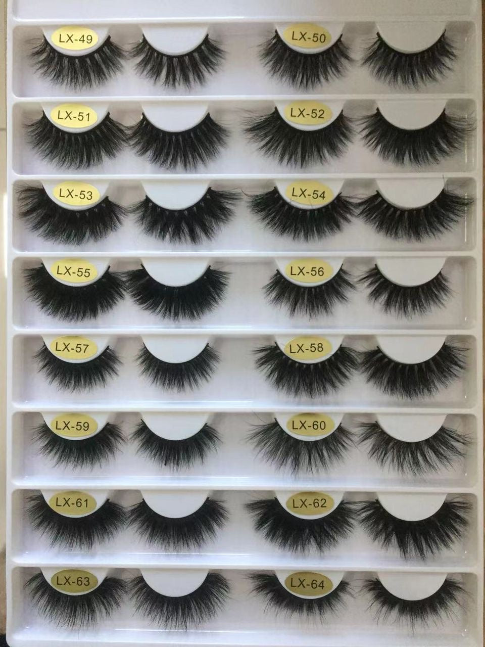 Luxe Mink Lashes are 49-64