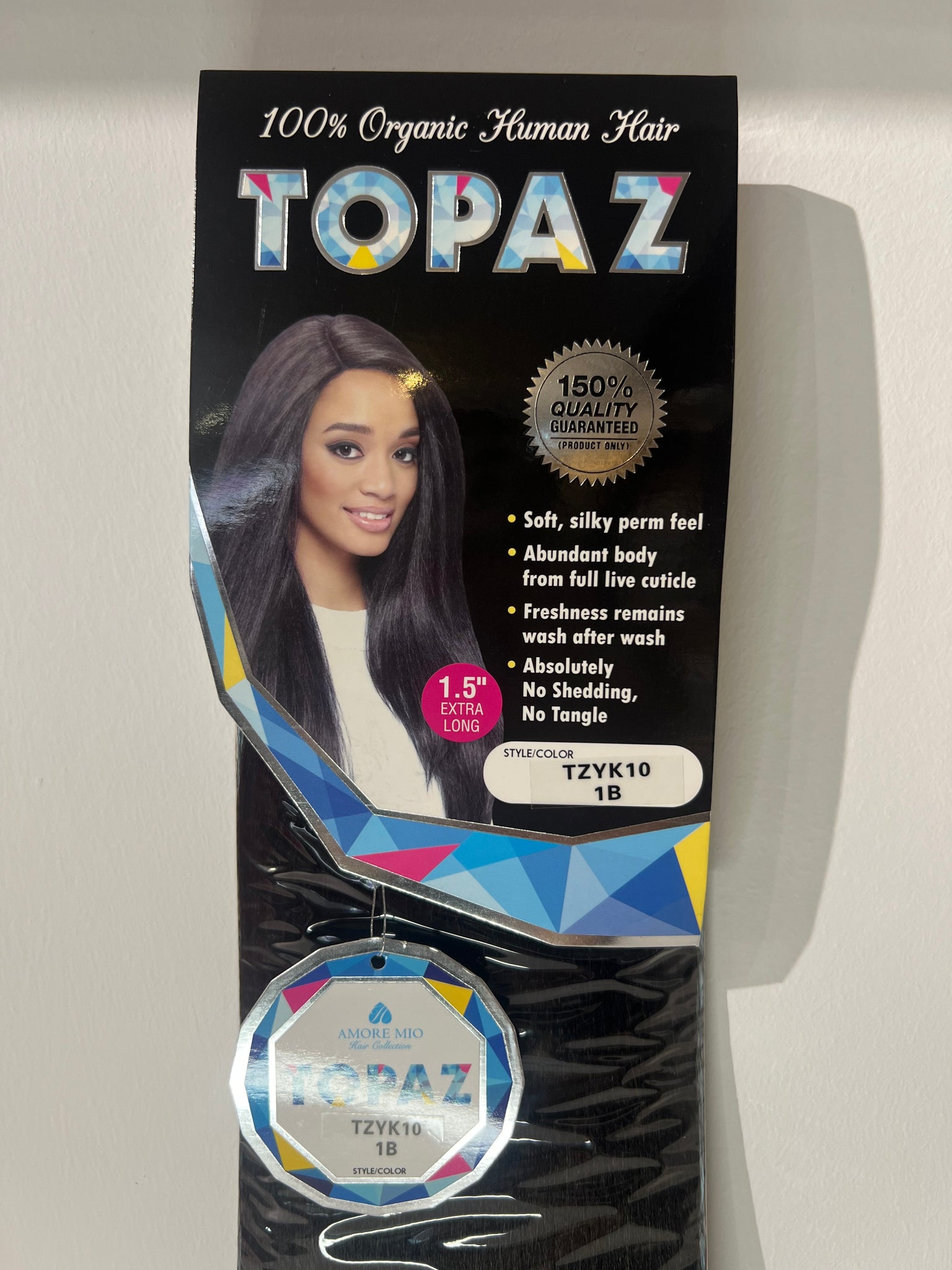 Amore Mio hair collection Topaz color TZUK 10” 1B