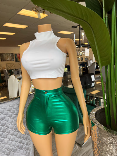 Candy Green Shorts