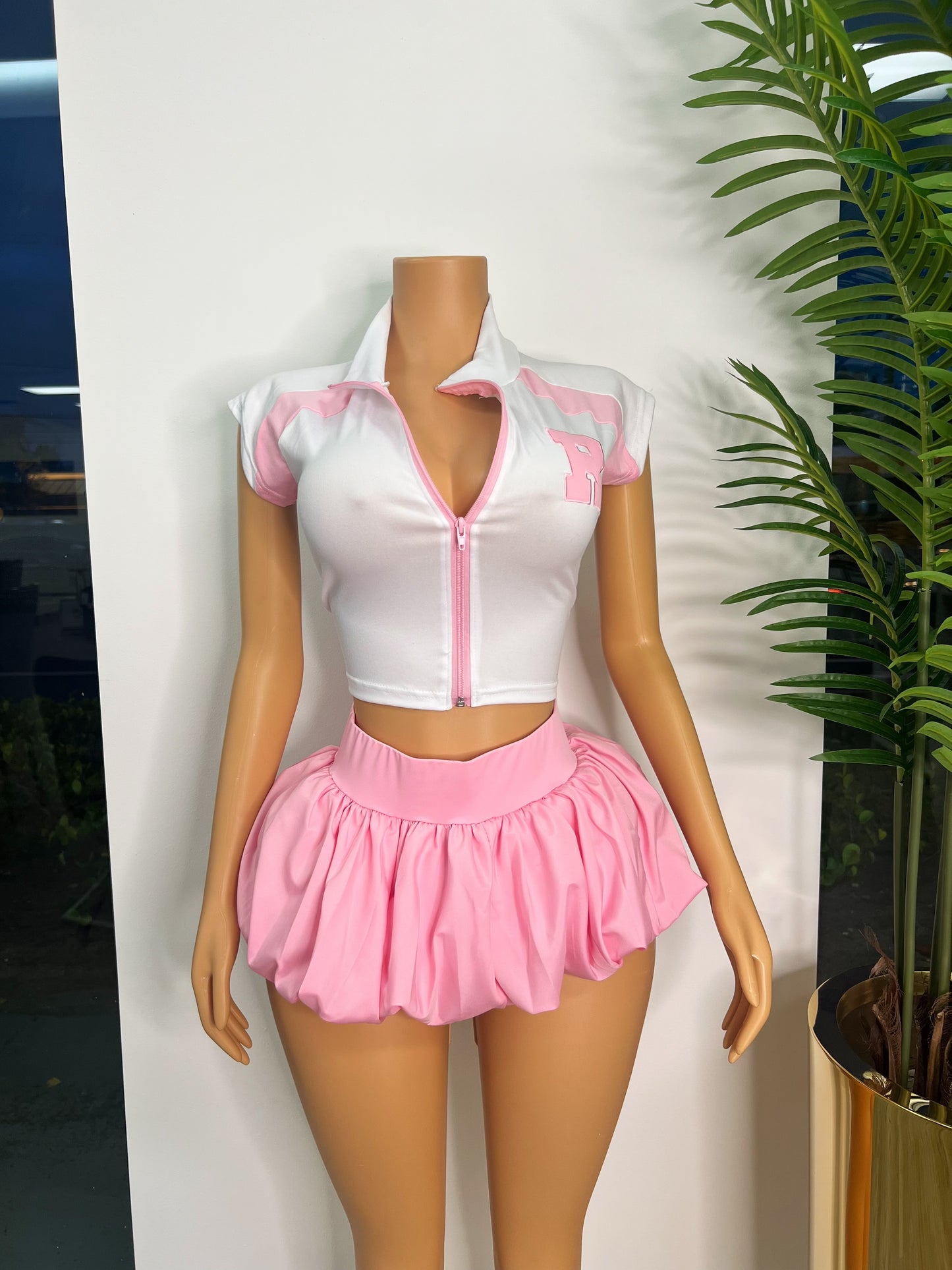 Bubble Skirt 2 Pieces Set