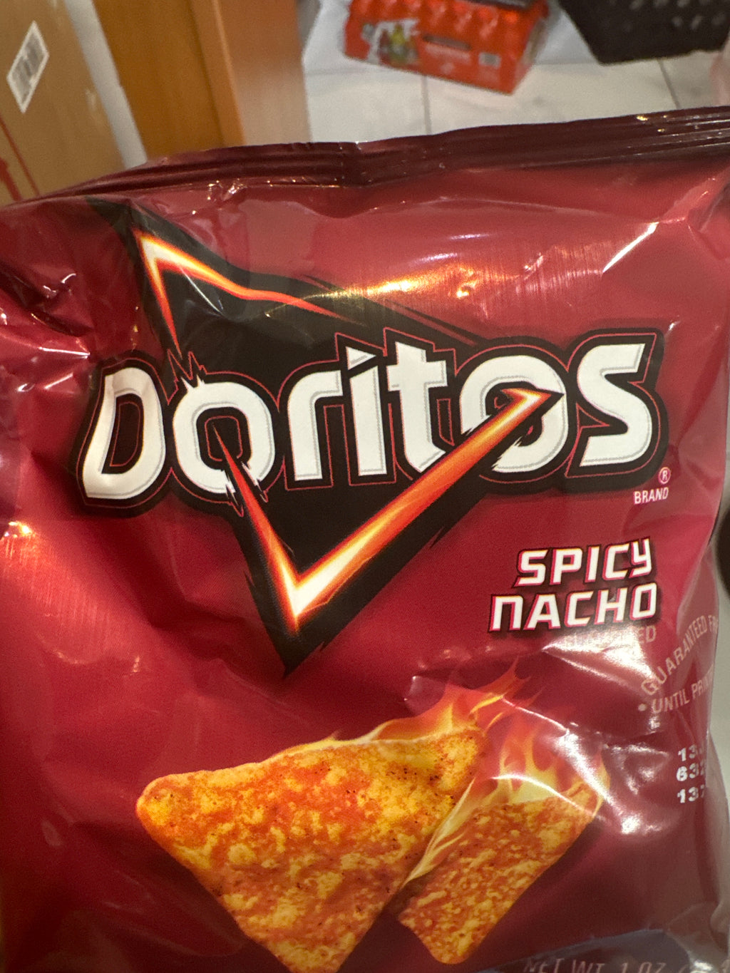 Doritos spicy nacho 1oz