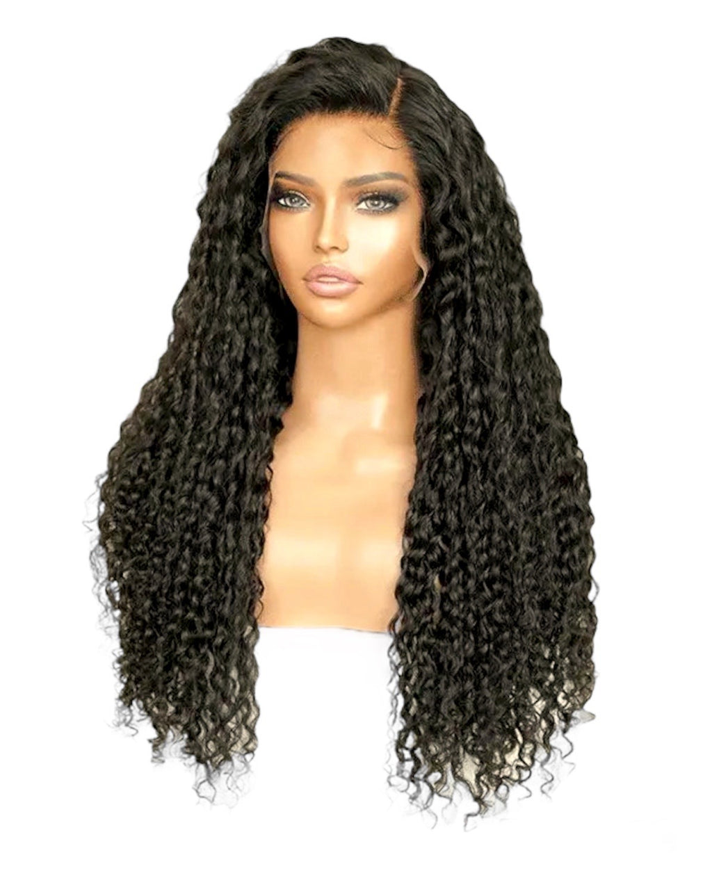 CURLY TRANSPARENT FULL LACE WIG