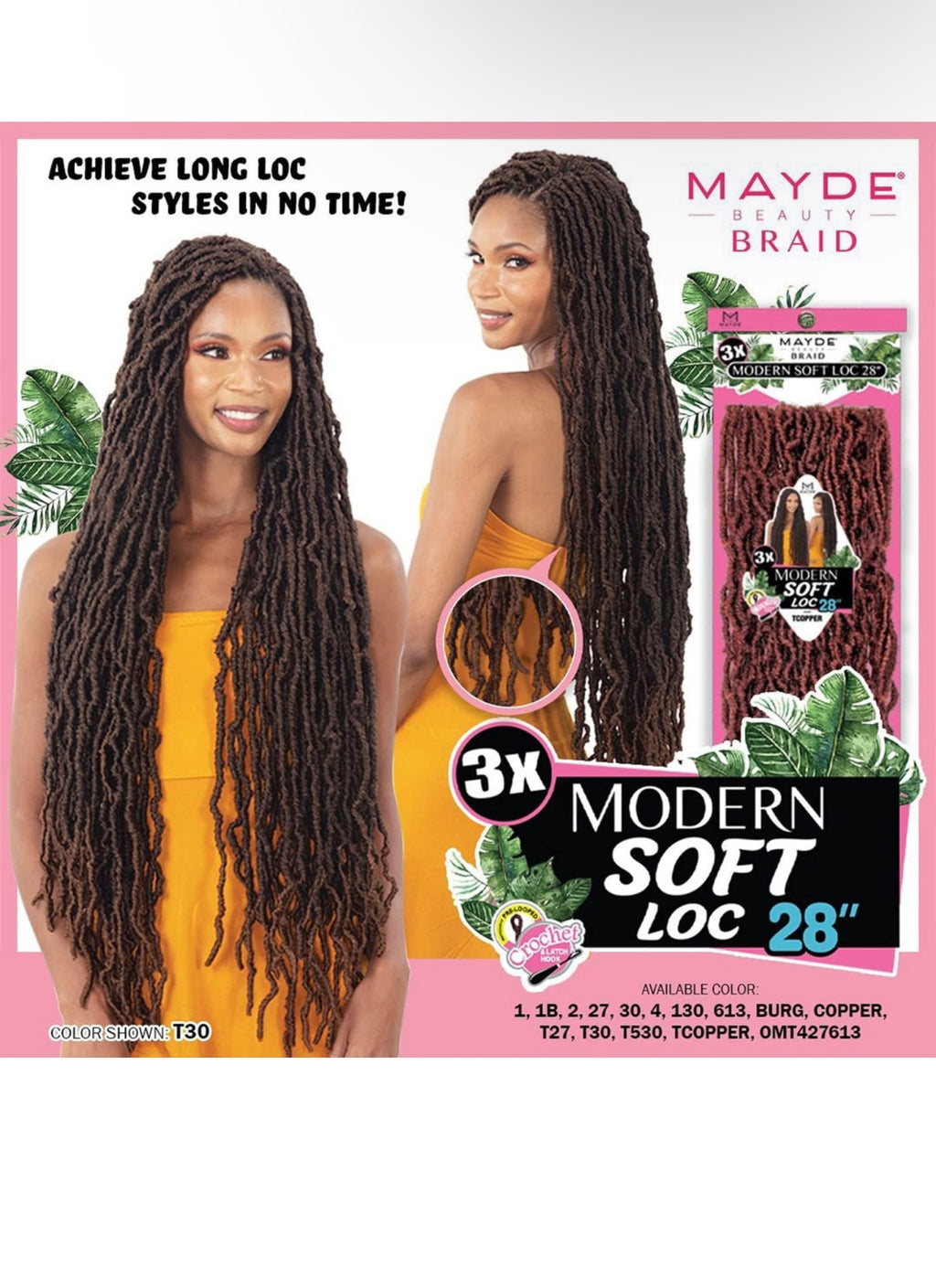 Braid Mayde 3x28 reg 2t modern soft loc
