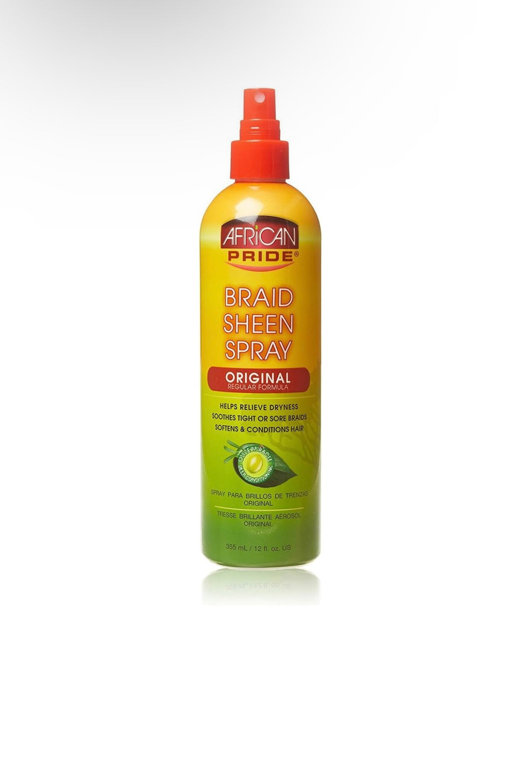 African pride braid sheen spray12 fl oz