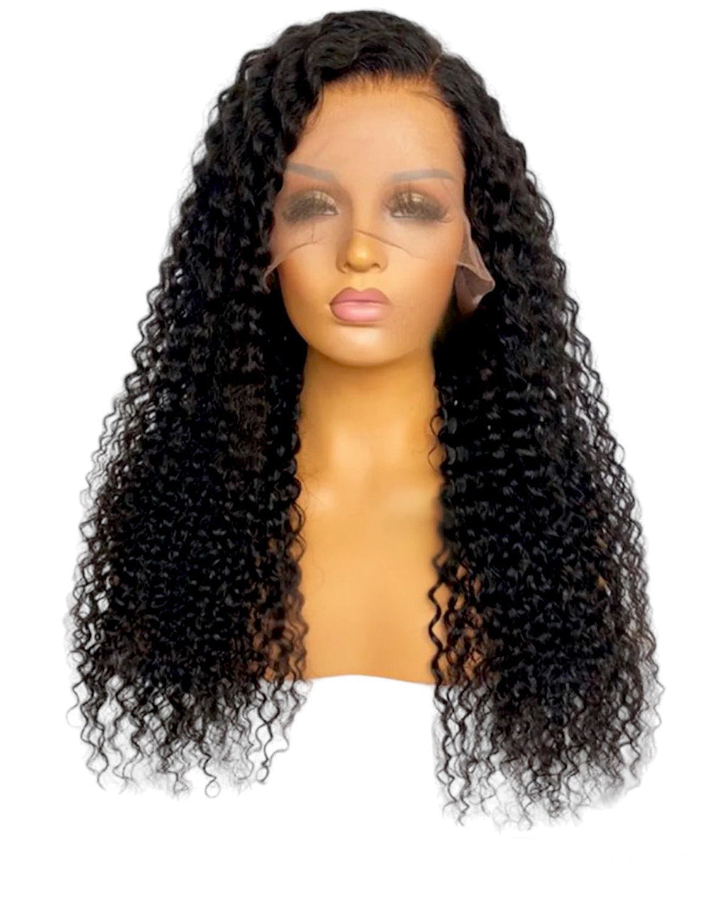 CURLY 13X6 TRANSPARENT LACE FRONT WIGS