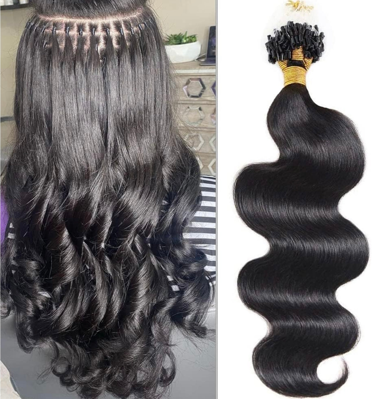 I-TIP HAIR EXTENSION wavy