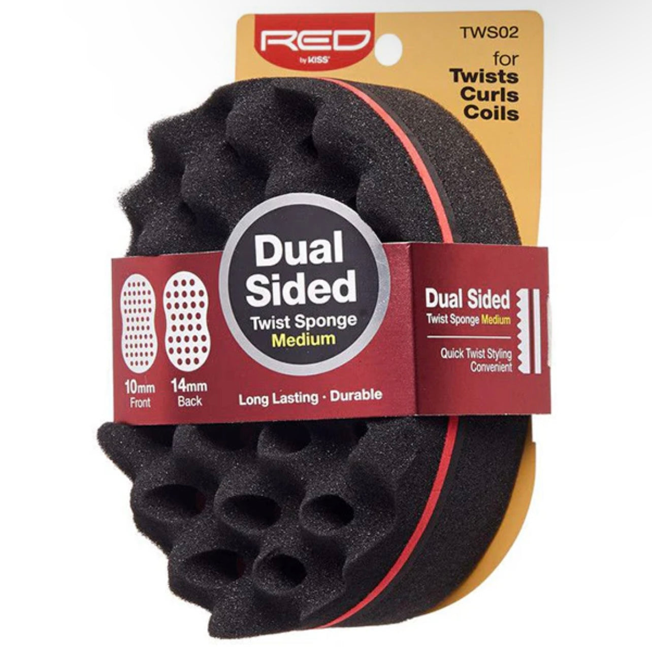 Red Twist Sponge Medium Double TWS02