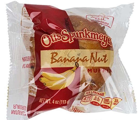 Banana nut muffin