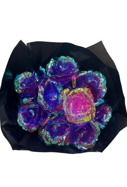 Galaxy Purple Rose Bouquet