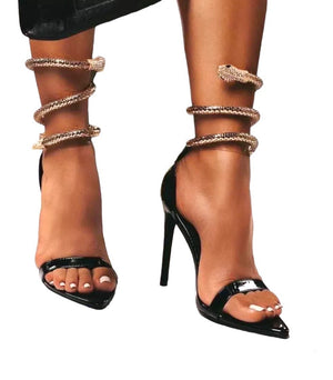 Personalized Sexy Snake Heels