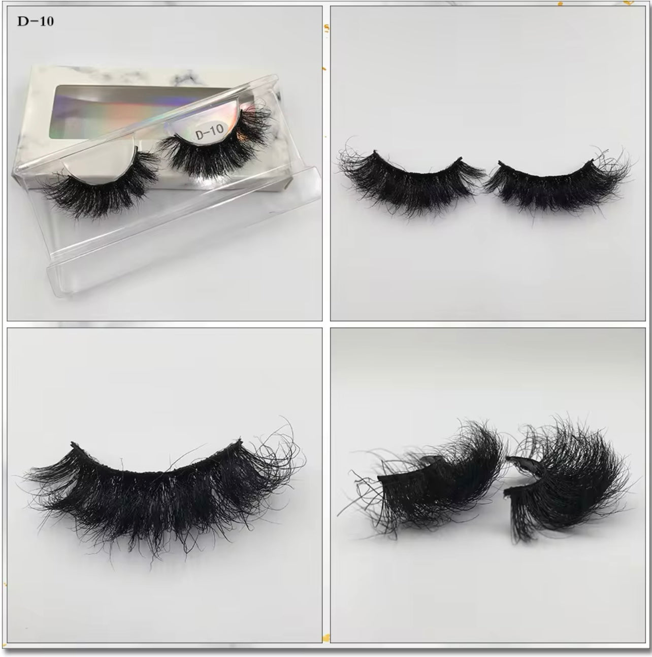 25mm Lashes 100% Mink Eyelashes Fluffy Eyelash