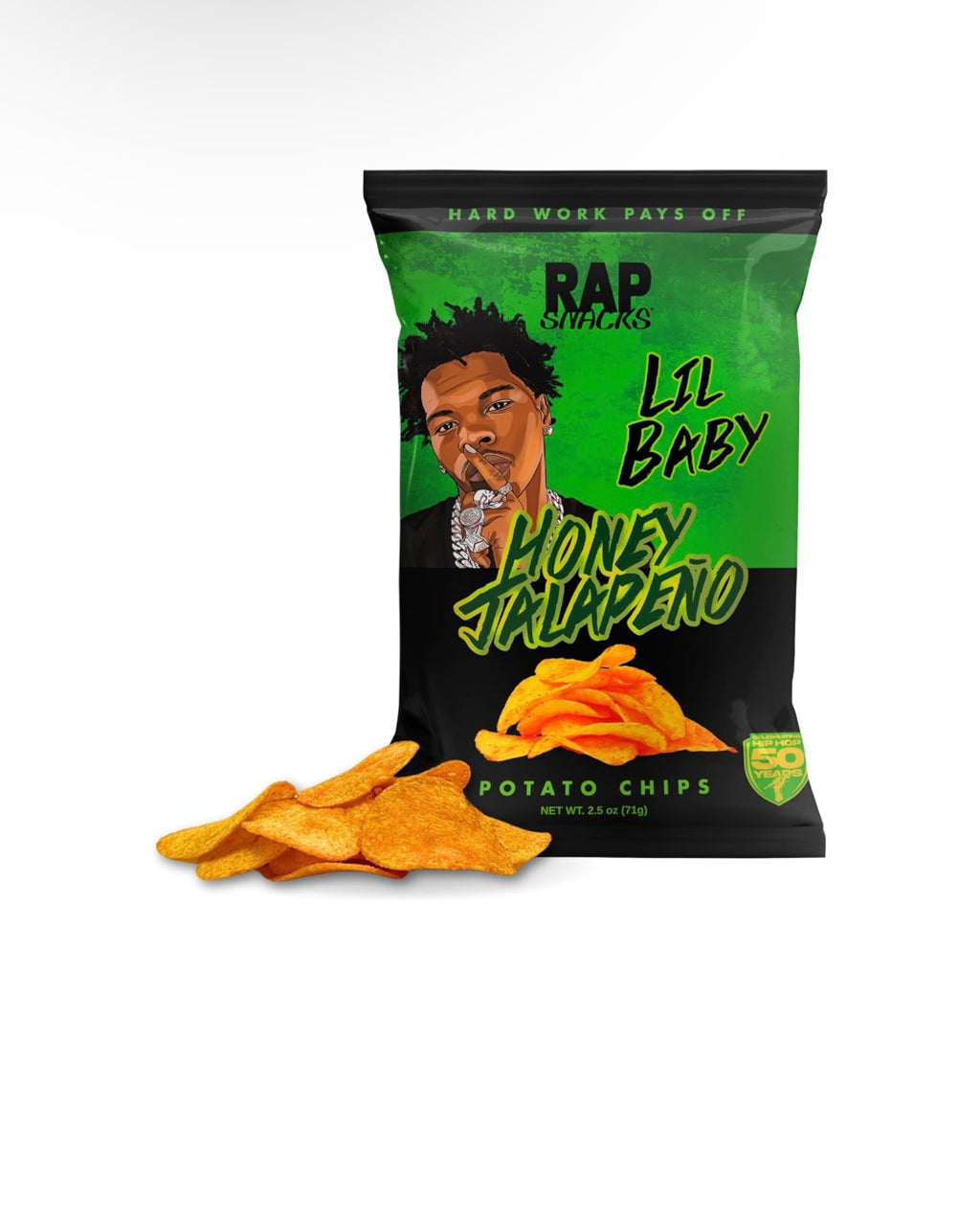 Rap Snacks Honey Jalapeno Chips 
2.5 oz.,
