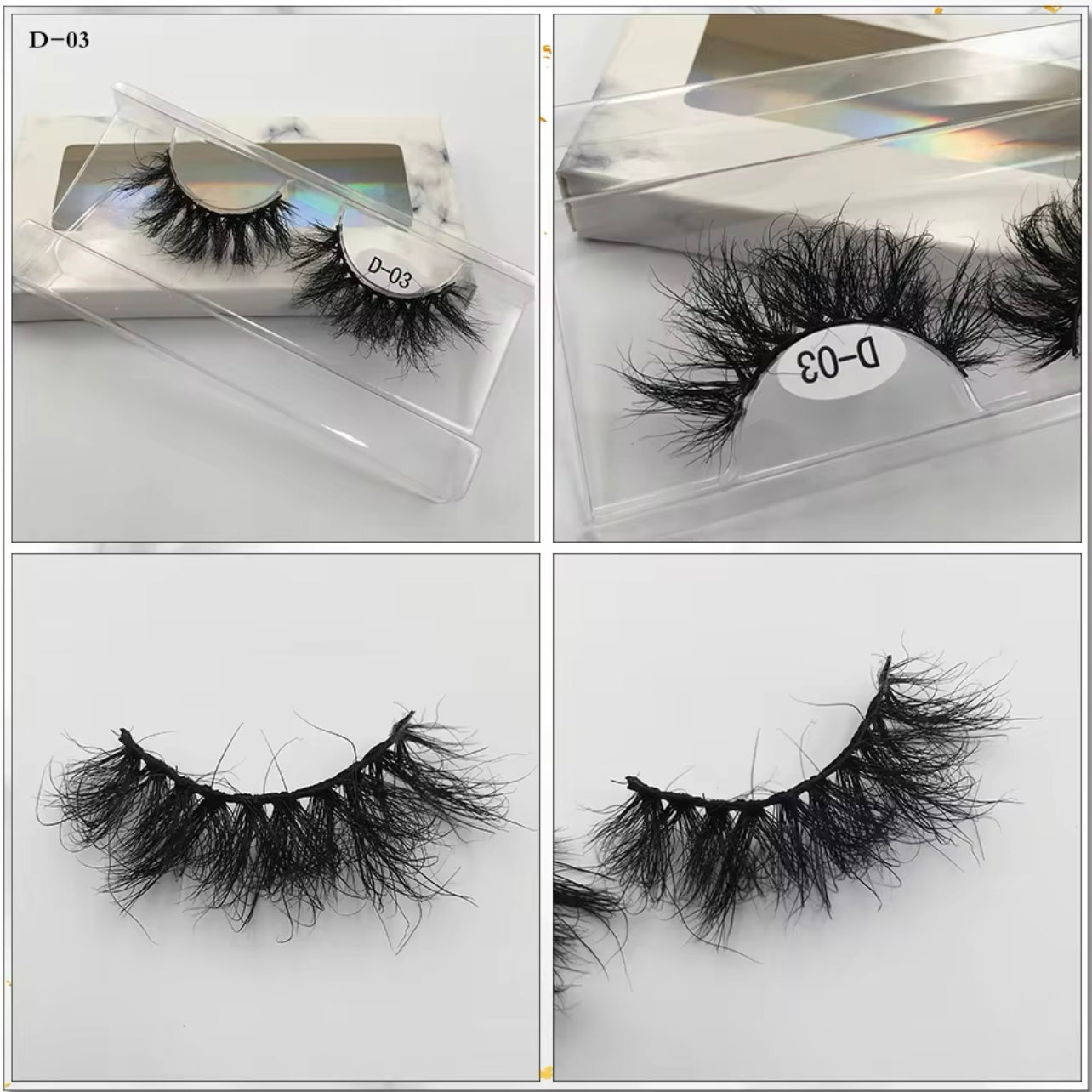 25mm Lashes 100% Mink Eyelashes Fluffy Eyelash
