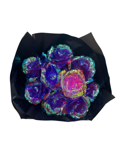 Galaxy Purple Rose Bouquet
