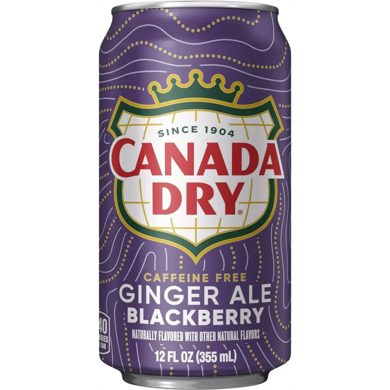 Canada Dry Blackberry Ginger Ale Soda 12 fl. oz.