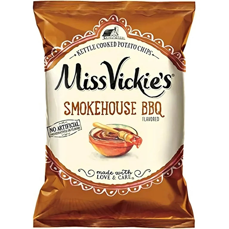 Miss Vickie's Variety Potato Chips Original Smokehouse BBQ