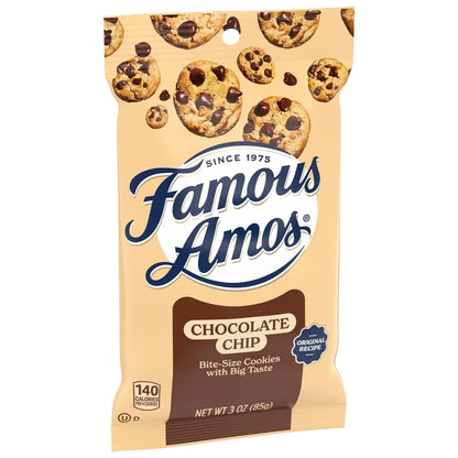 Famous Amos Chocolate Chip Cookies, 2 oz.,