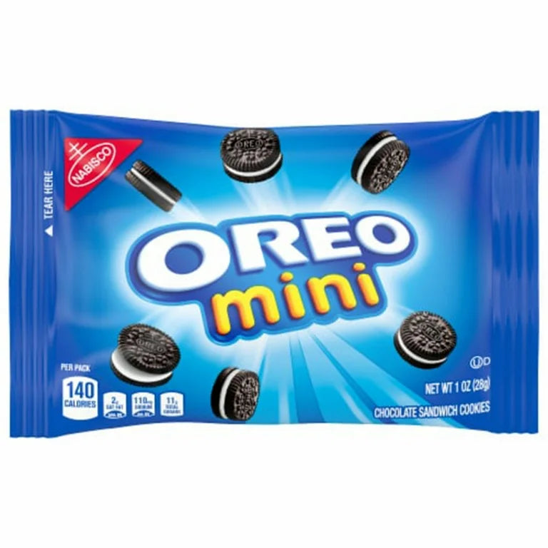 OREO Mini Mix Sandwich Cookies, 1.5 oz.,