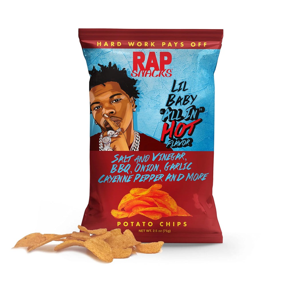 Rap Snacks All in Hot Chips 2.5 oz.,