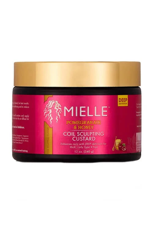 Mielle Pomegranate and Honey Coil Sculpting Custard 12 oz