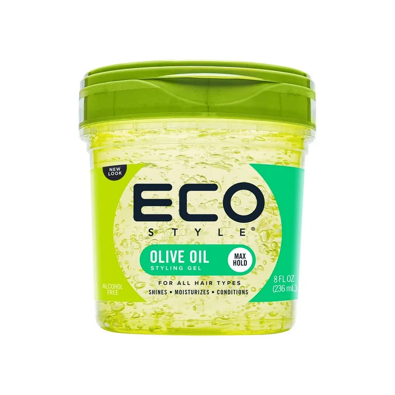 Eco Style Olive Oil Hair Styling Gel, 8 oz