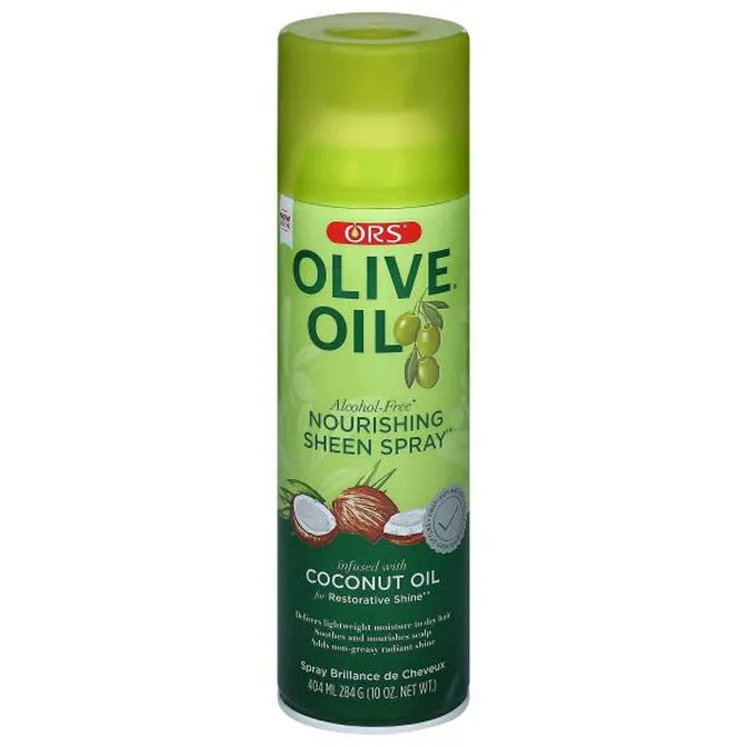 ORS Sheen Spray, Nourishing, Olive Oil, coconut oil 11.5 Oz
