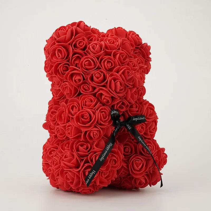 RED BOW ROSE BEAR
